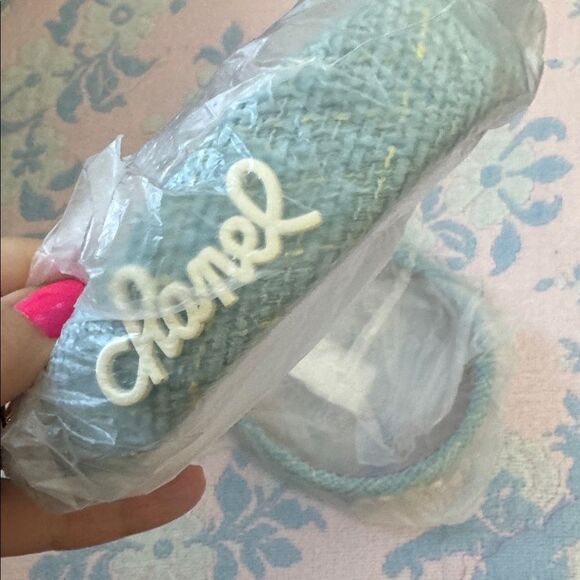 1 pc NEW! Light Blue Designer-Style Tweed C Headband main image 7